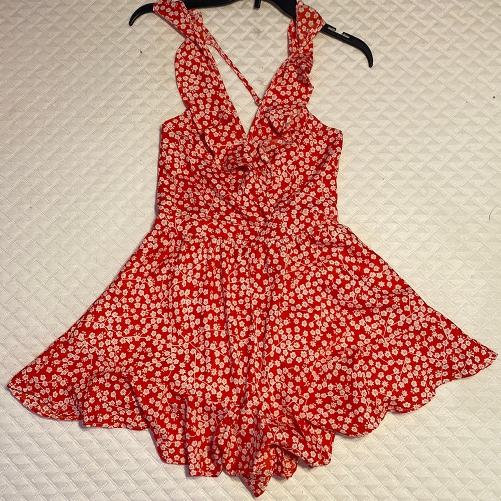 Red romper
